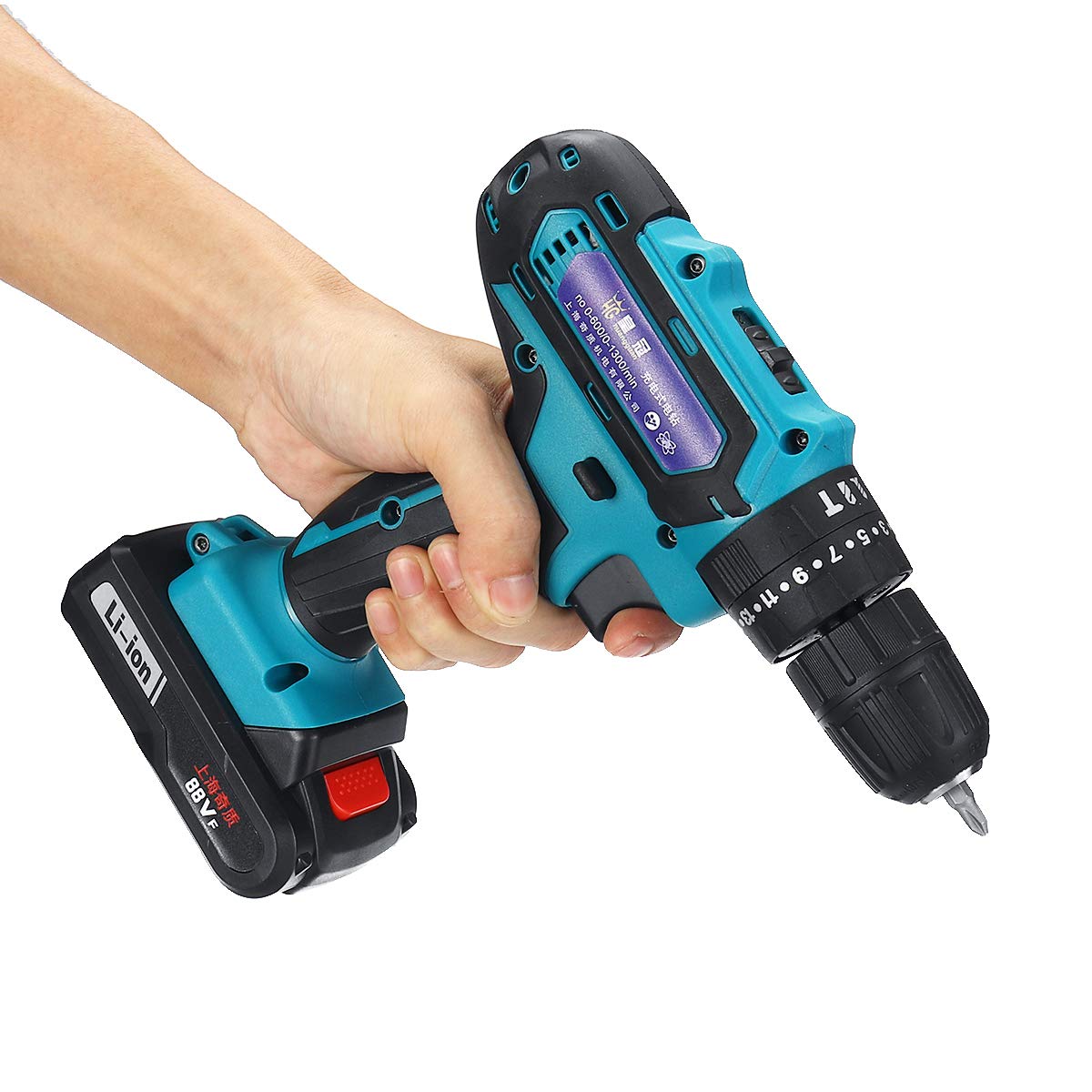 Amazon | Hobbyant 88VFコードレス電気インパクトドリルリチウム